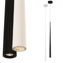 Colgante LED moderno Bendis blanco en metal