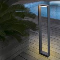 Baliza para exterior LED moderna Alp gris oscuro