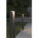 Baliza para exterior LED moderna Alp gris oscuro