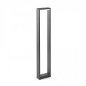 Baliza para exterior LED moderna Alp gris oscuro