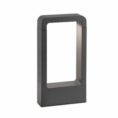 Lámpara exterior baliza gris Das LED gris oscuro