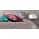 Aplique pared moderno LED Candy metal blanco luz bola blanca