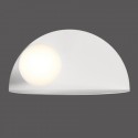 Aplique pared moderno LED Candy metal blanco luz bola blanca