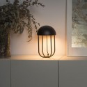 Lámpara de mesa LED Jellyfish metal negro y oro