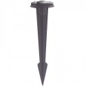 Farola para exterior solar color gris