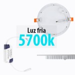 Downlight LED Circular SuperSlim 18w luz fría 5700k