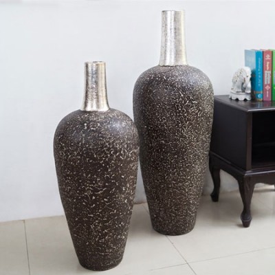 Set de 2 vasijas de terracota en...