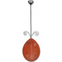 -Lámpara colgante infantil mariquita decorada