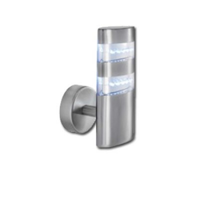 Baliza vertical exterior acero inoxidable LED 45cm