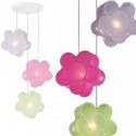 Lámpara infantil Flores colores en Artecoon con tres luces