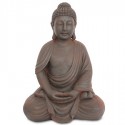Figura decoración oriental Buda en gris efecto óxido