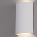 Aplique pared LED Axel en blanco mate