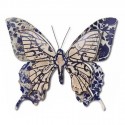 Set tres mariposas metal medianas y grande