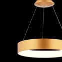 Lámpara colgante LED de diseño Anneau D'or en oro mate rosé