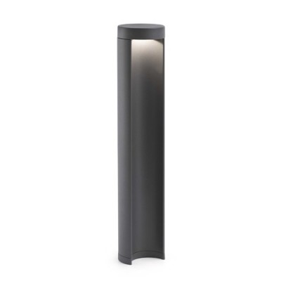 Lámpara baliza para exterior Chandra LED en gris oscuro