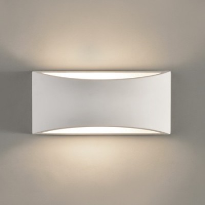 Aplique de pared Dana en color blanco mate moderno