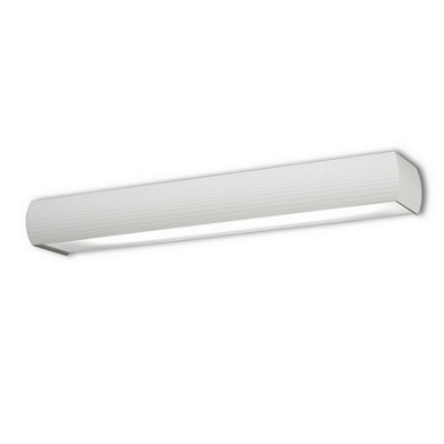 Aplique de pared Aluminium blanco mate rectangular