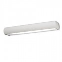 Aplique de pared Aluminium blanco mate rectangular