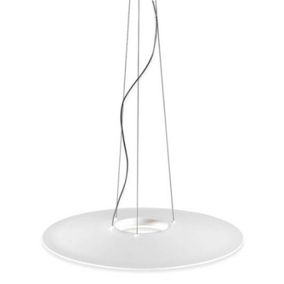 Lámpara colgante LP circular en blanco mate