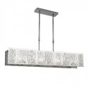 Lámpara Forest rectangular metal en cromo