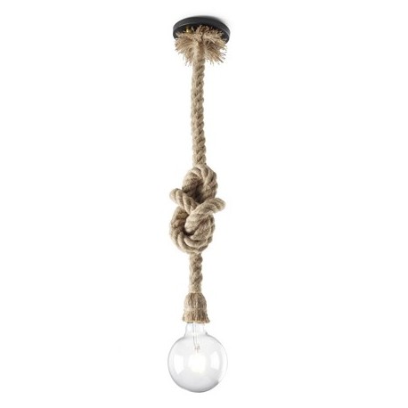 lámpara colgante de Cuerda de pita retro Soga
