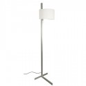 Lámpara pie Stand Up metal con pantalla textil blanca altura regulable