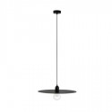 Colgante minimalista Plat metal color negro