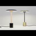 Lámpara de mesa Hoshi LED regulable en negro y cobre