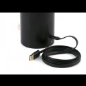Lámpara de mesa Hoshi LED regulable en negro y cobre
