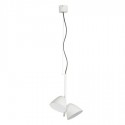 Colgante Flash LED en blanco con dos luces orientables