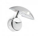 Aplique de pared LED Swing metal cromo orientable