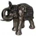 Figura decoración de elefante bronce en resina