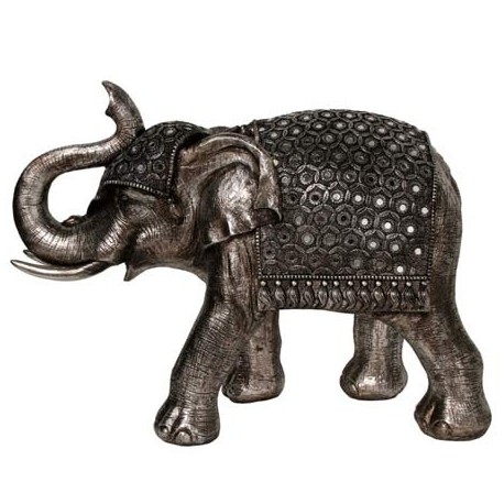 Comprar Figura decoración de elefante bronce en resina