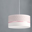 Colgante infantil Estrellas en rosa y blanco