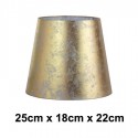 Pantalla lámpara Hermes pan de oro formato normal alta