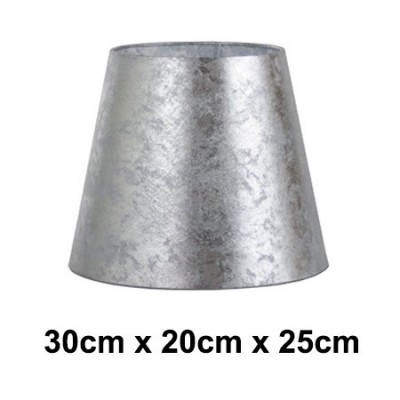 Pantalla de lámpara Hermes plata formato normal alta