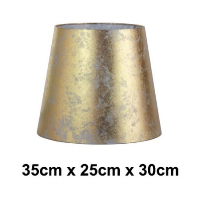 Pantalla lámpara Hermes dorado efecto pan de oro normal alta