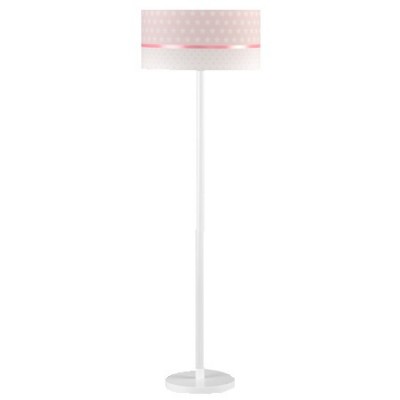 Lámpara infantil de pie Estrellas en rosa y blanco